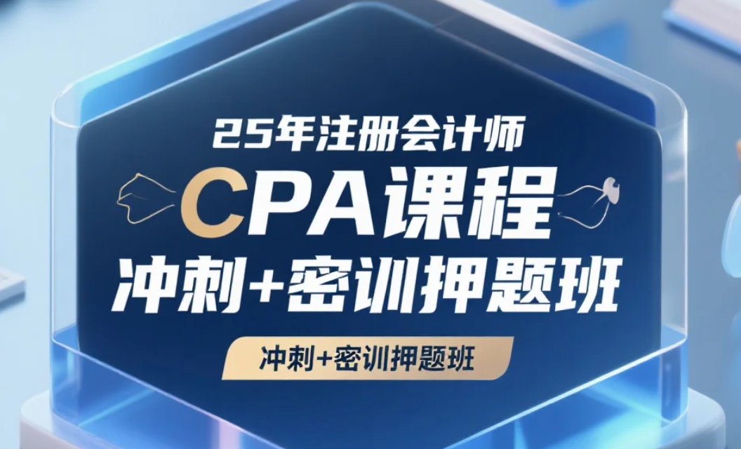 【教程】25年注册会计师CPA 课程   冲刺+密训押题班 mp4  [3.1TB]