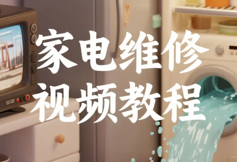【课程】家电维修视频教程 mp4  [16.1GB]